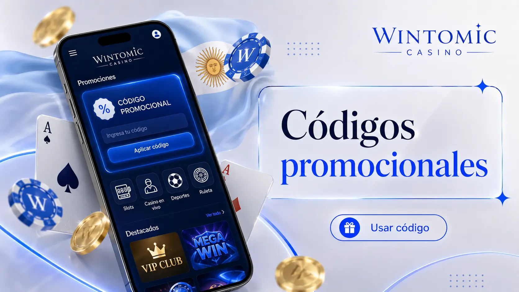 Código Promocional en Wintomic Casino 2026